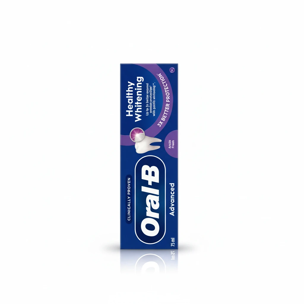 Oral-B Advanced Healthy Whitening Toothpaste Arctic Fresh