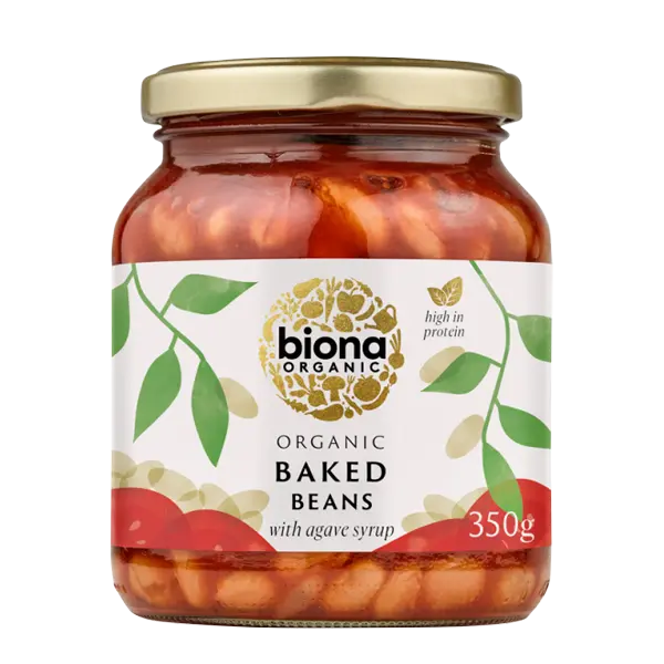 Biona Organic Baked Beans With Agave Syrup