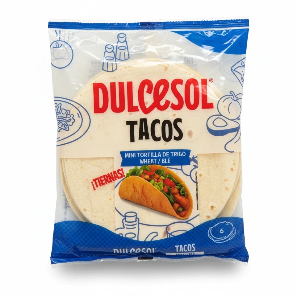Dulcesol Mini Wheat Tacos