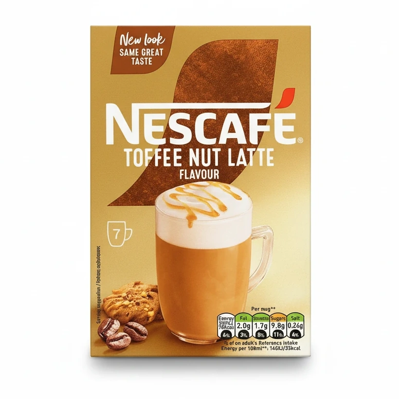 Nescafe Toffee Nut Latte Flavour