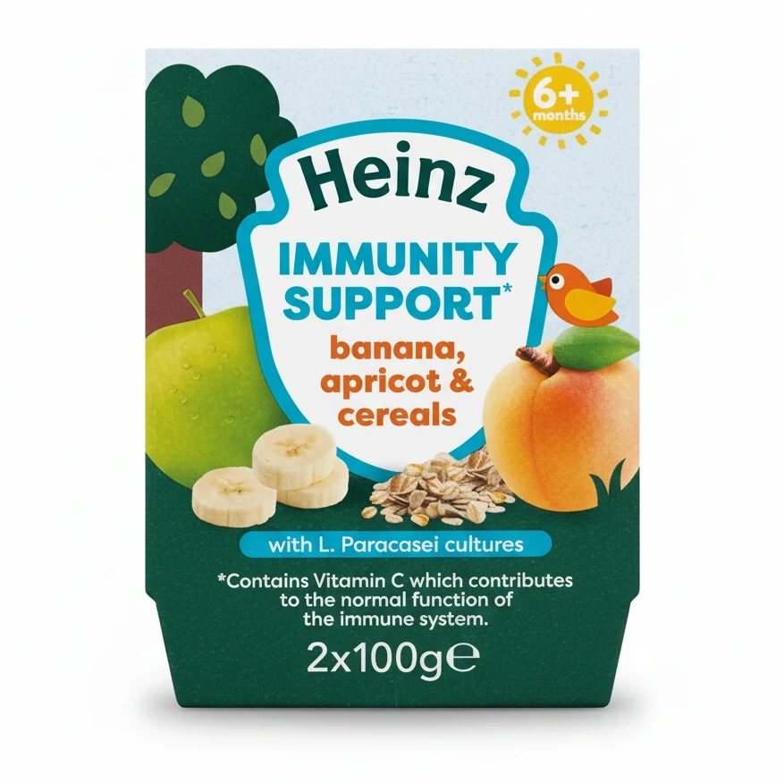 Heinz Immunity Support Banana Apricot Cereals