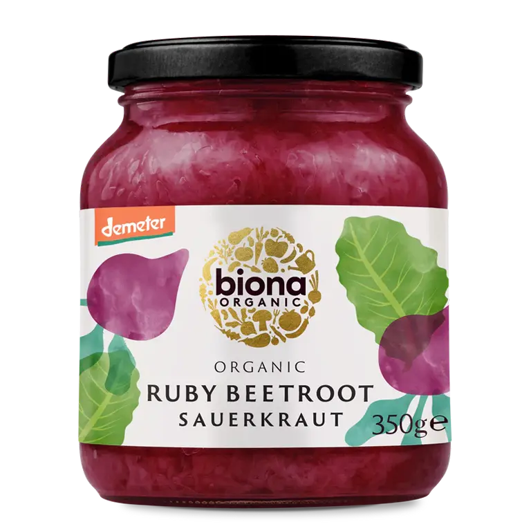 Biona Organic Ruby Beetroot Sauerkraut