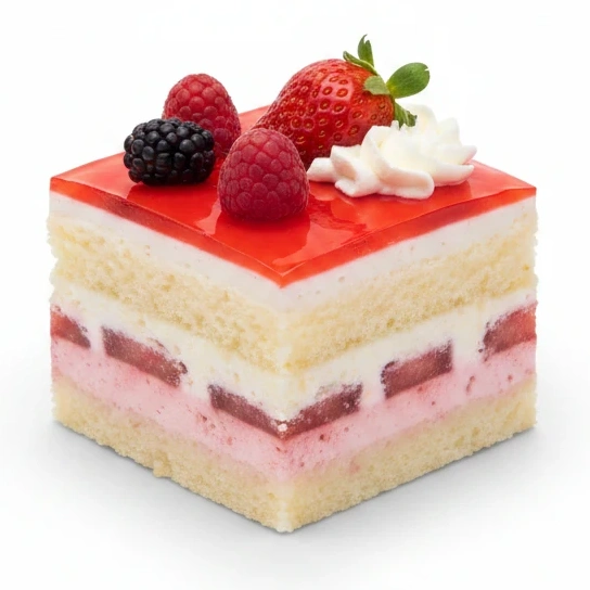 Fresh Cream Strawberry & Berry Layer Cake