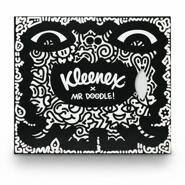 Kleenex x Mr Doodle Tissue Box