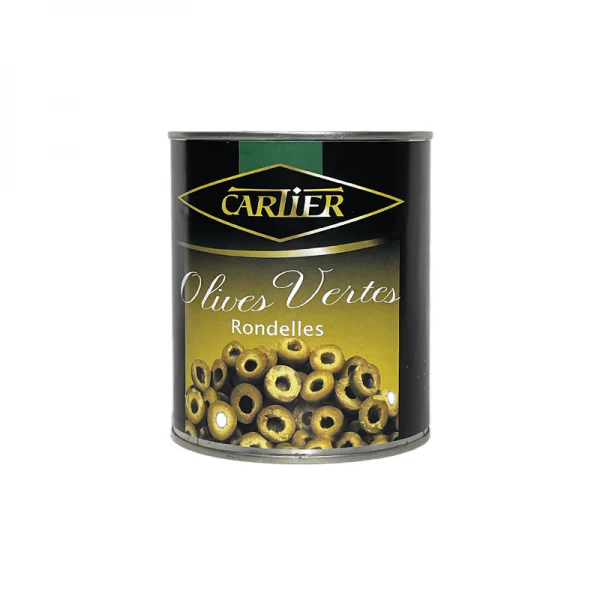 Cartier Green Olives Sliced