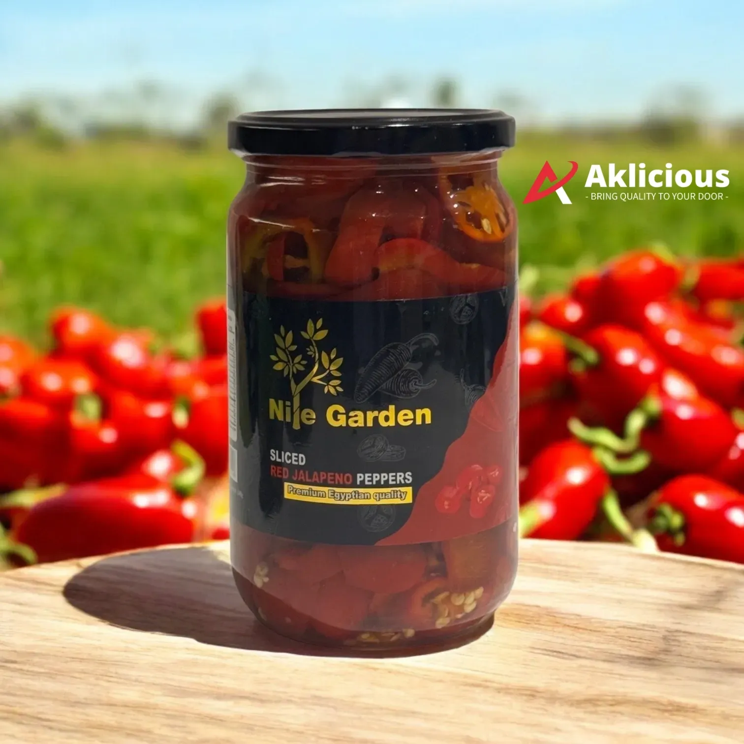 Nile Garden Red Jalapenos –(680g)