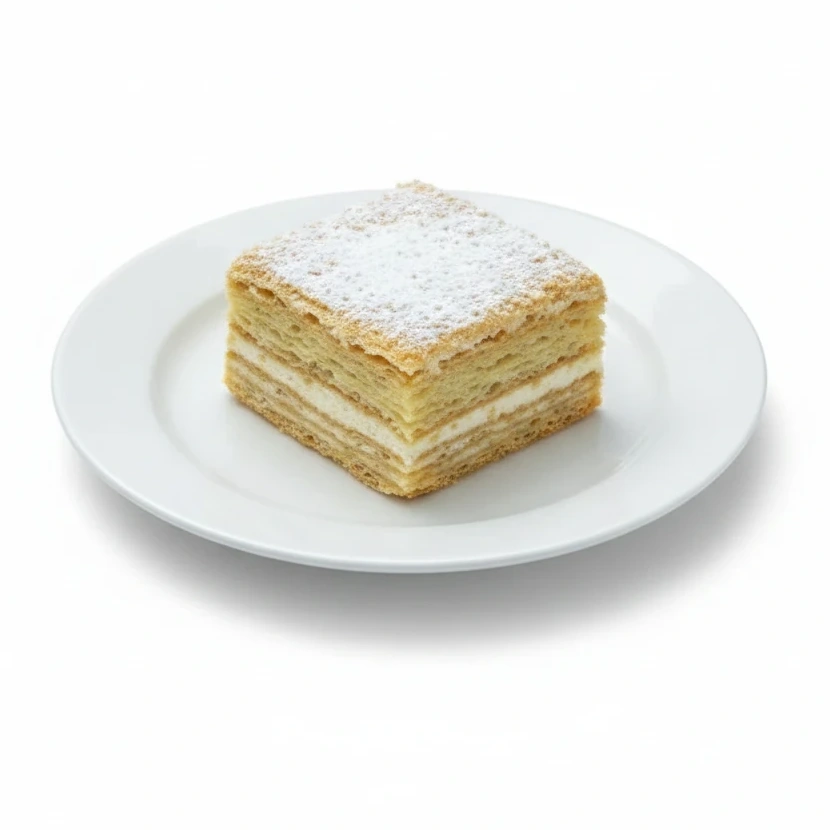 Classic Layered Napoleon Mille-Feuille Squares
