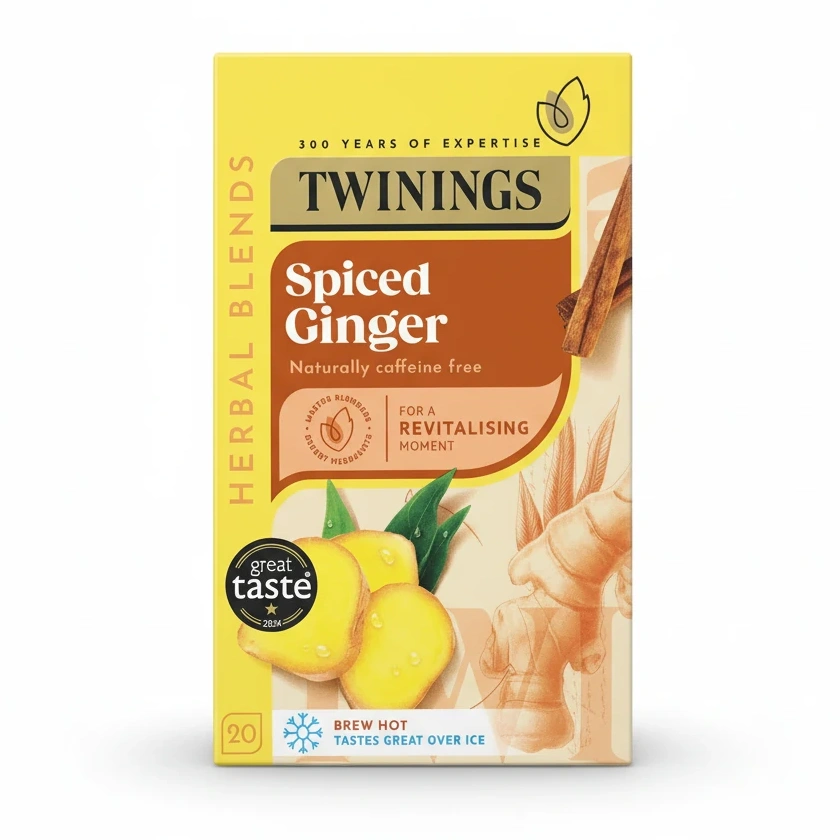 Twinings Spiced Ginger Herbal Tea