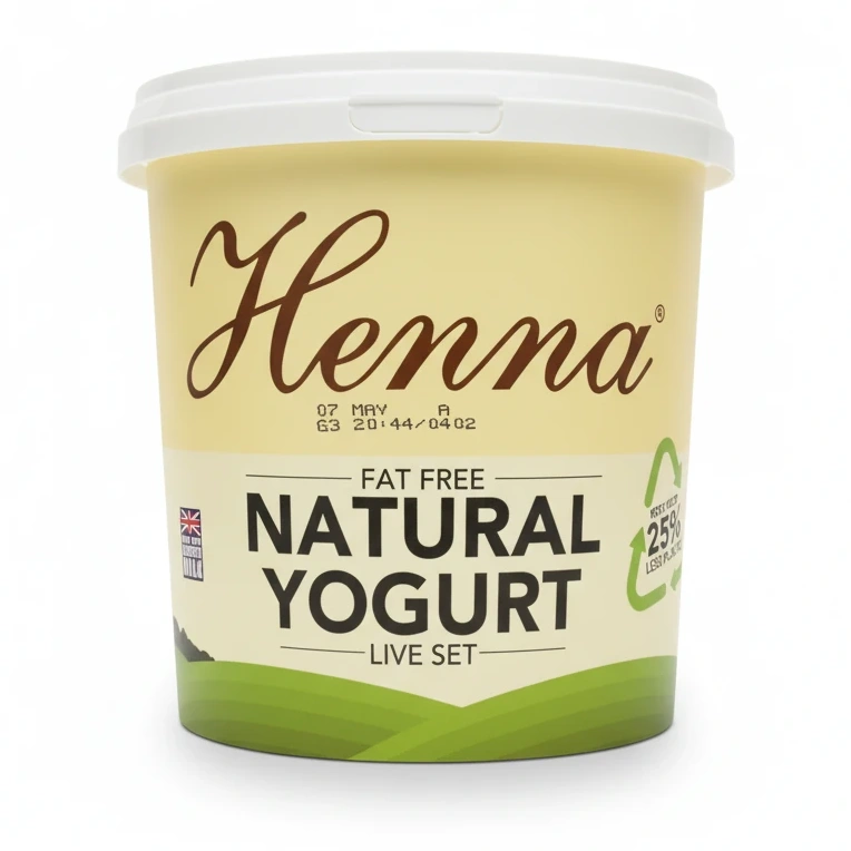 Henna Fat Free Natural Yogurt