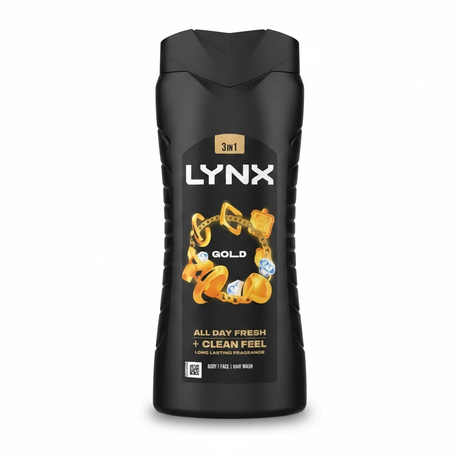 Lynx Gold 3-in-1 Body Face Hair Wash