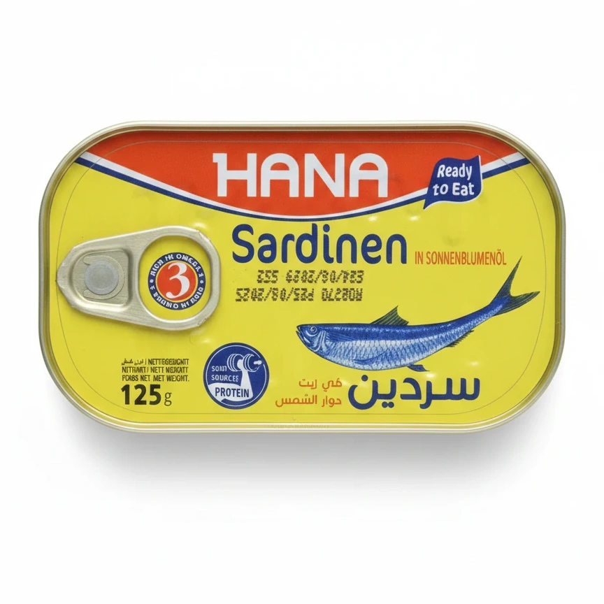 Hana Sardines in Sunflower Oil