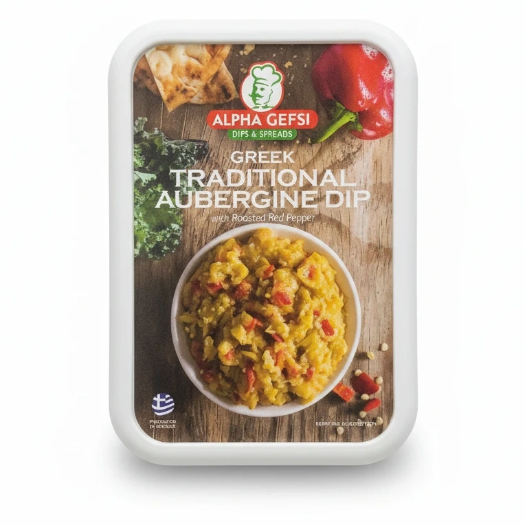 Alpha Gefsi Greek Traditional Aubergine Dip