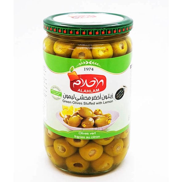 Al Ahlam Green Olives Stuffed With Lemon