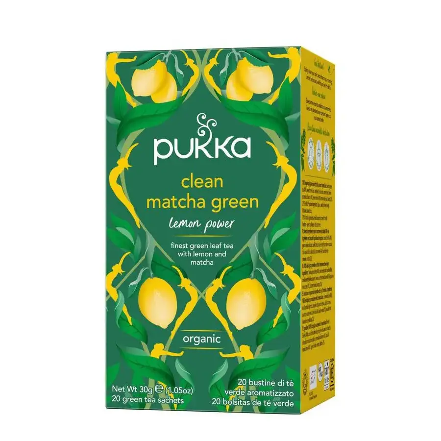 Pukka Clean Matcha Green Organic Herbal Tea
