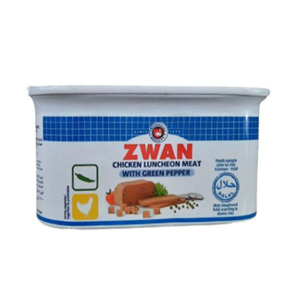 Zwan Chicken Luncheon Meat Green Pepper