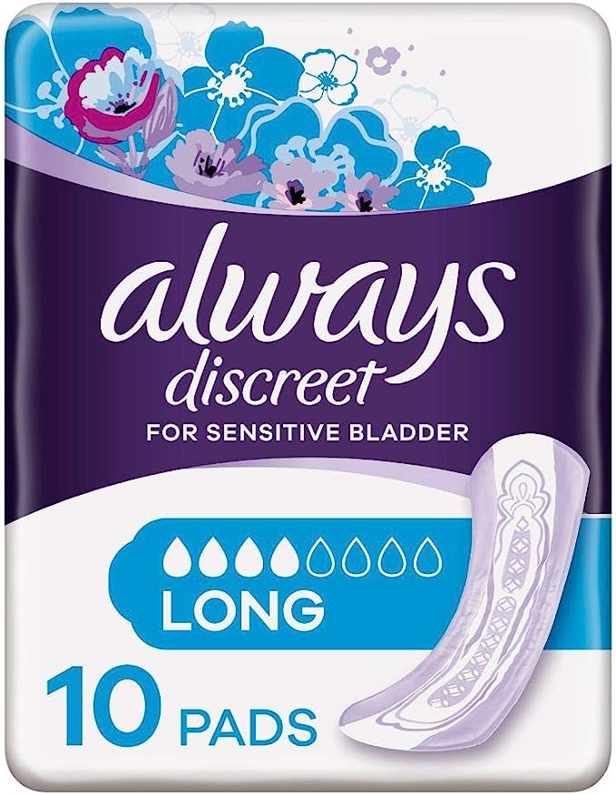 Always Discreet Long  10 Pads