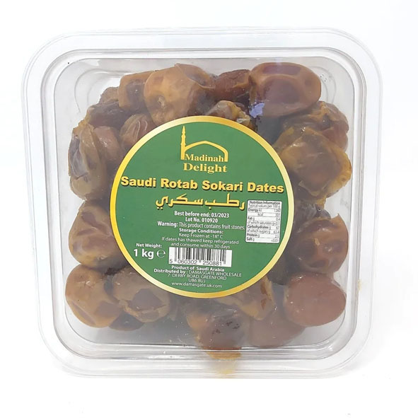 Madinah Delight Saudi Rotab Sokari Dates