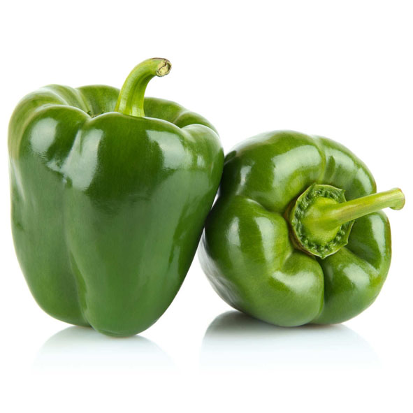 Fresh Green Bell Peppers