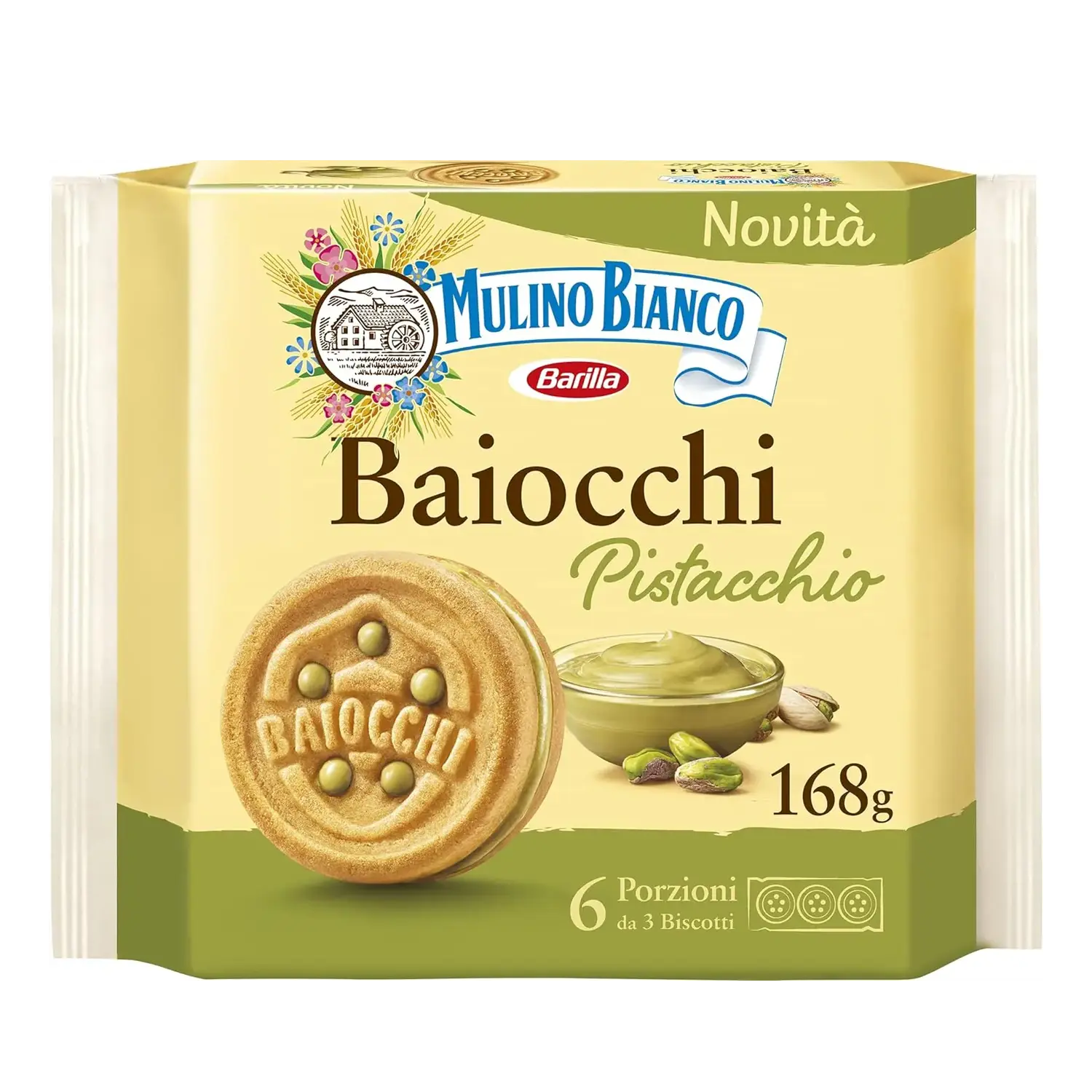 Mulino Bianco Baiocchi Pistacchio
