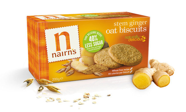 Narin's Stem Ginger Oat Biscuits | 40% Less Sugar