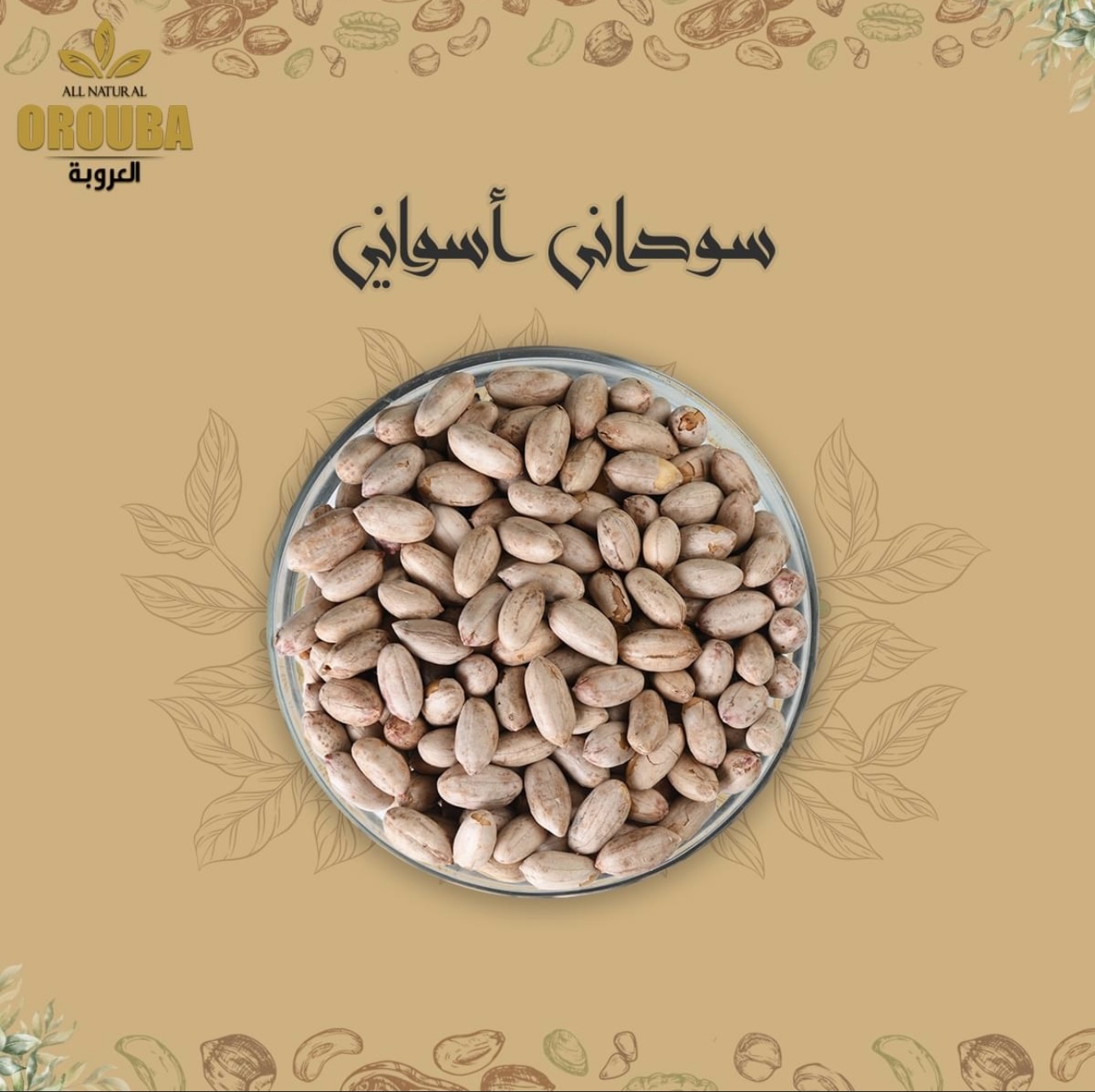 El Orouba Roastery Roasted Aswani Peanuts | سوداني أسواني من محمصة العروبة