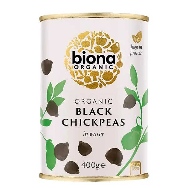Biona Organic Black Chickpeas In Water