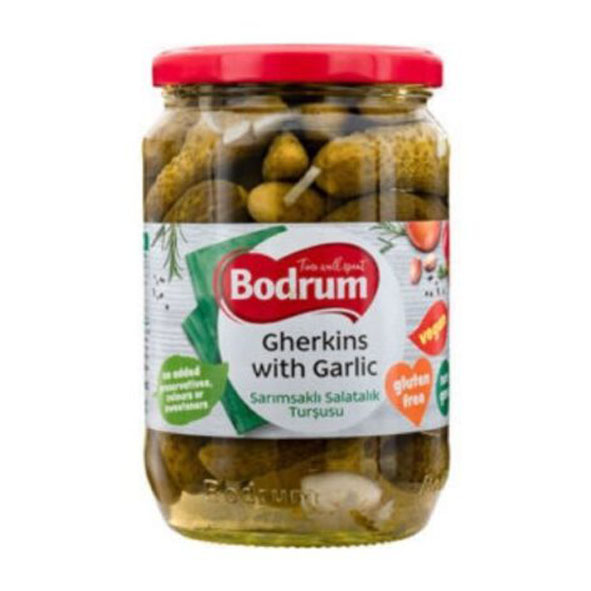 Bodrum Gherkins With Garlic
