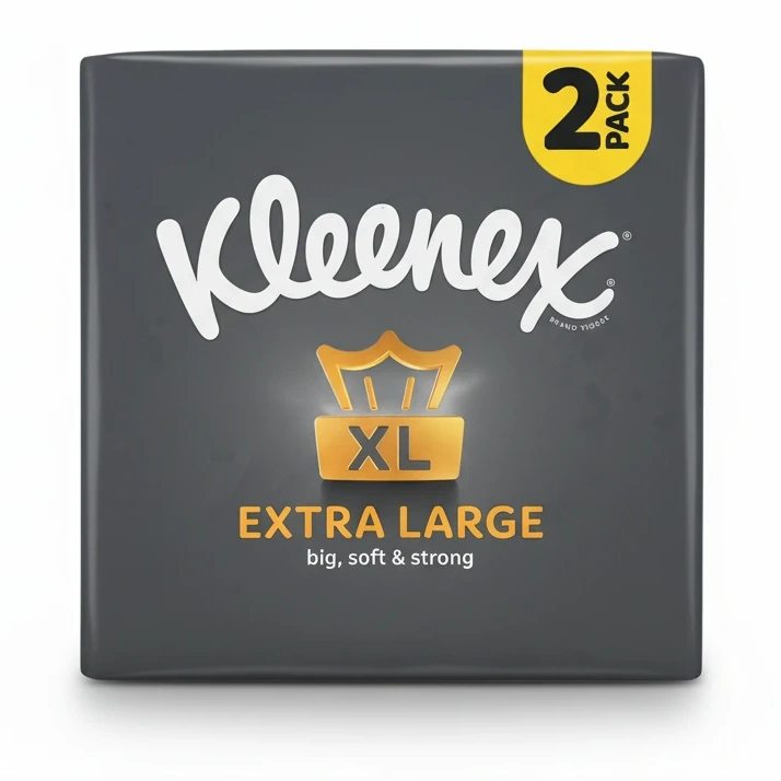 Kleenex Extra Large Tissues 2 Pack