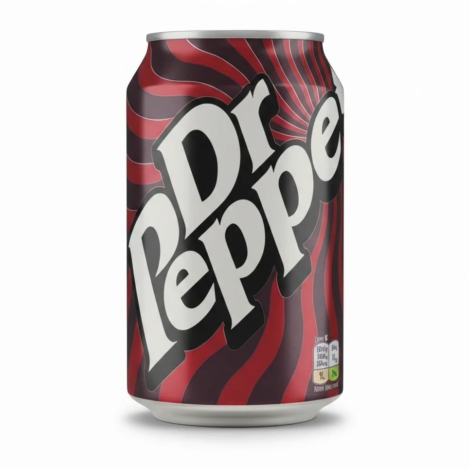 Dr Pepper Sparkling Fruit Flavour Soft Drink