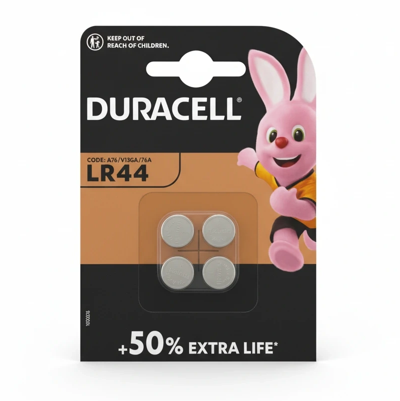 Duracell LR44 Alkaline Button Cell Batteries