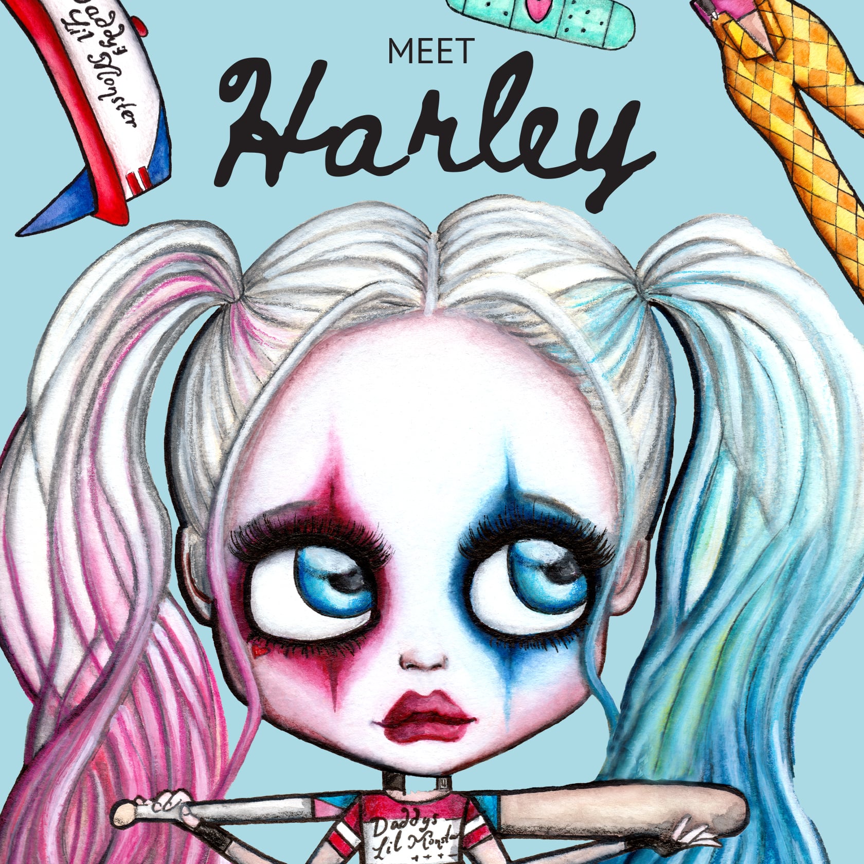 HARLEY Magnetic Paper Doll Set