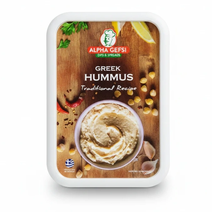 Alpha Gefsi Greek Hummus Traditional Recipe