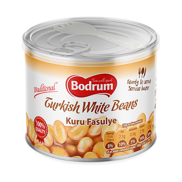 Bodrum Turkish White Beans in Tomato Sauce