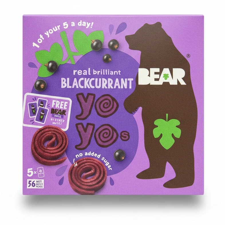 Bear Blackcurrant Yoyos Fruit Rolls