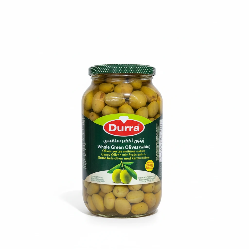 Durra Whole Green Olives