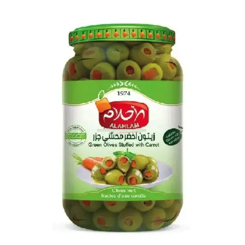 Al Ahlam Green Olives Stuffed With Carrot