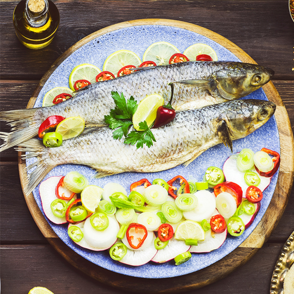 Al Fouad Whole Egyptian Fesekh (Salted Fish) | فسيخ الفؤاد
