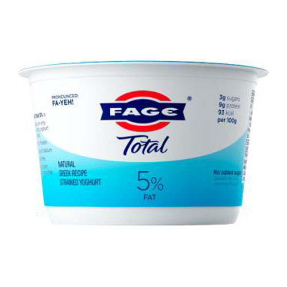 Fage Total Natural Greek Recipe Strained Yoghurt