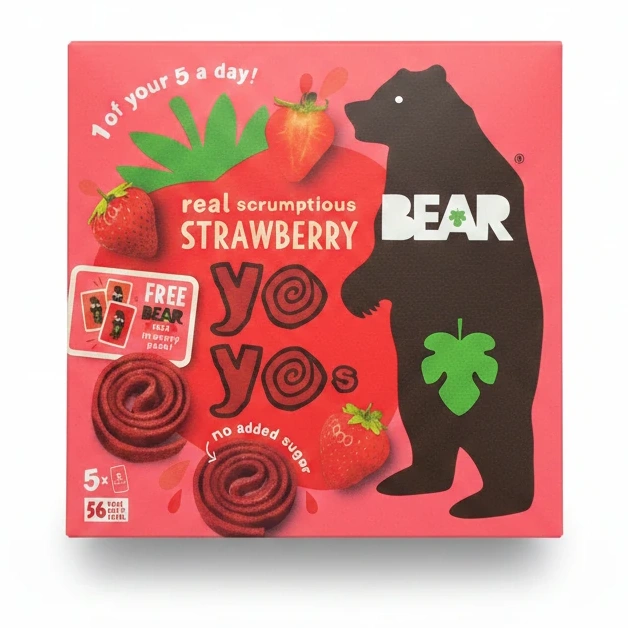 Bear Strawberry Fruit Yo-Yos