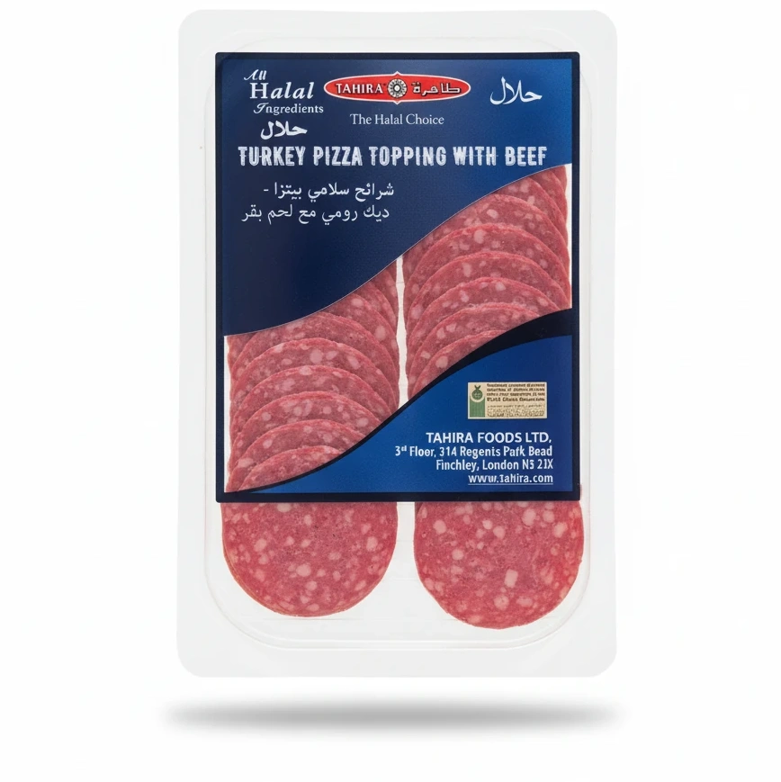 Tahira Turkey Pizza Topping with Beef