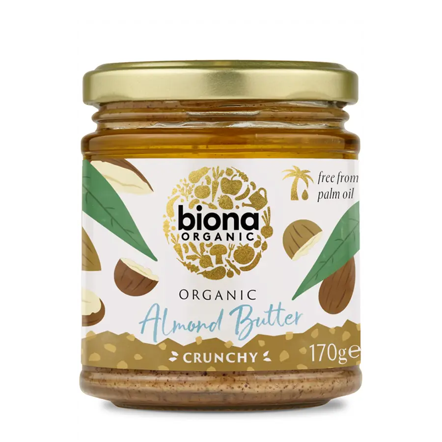 Biona Organic Almond Butter Crunchy