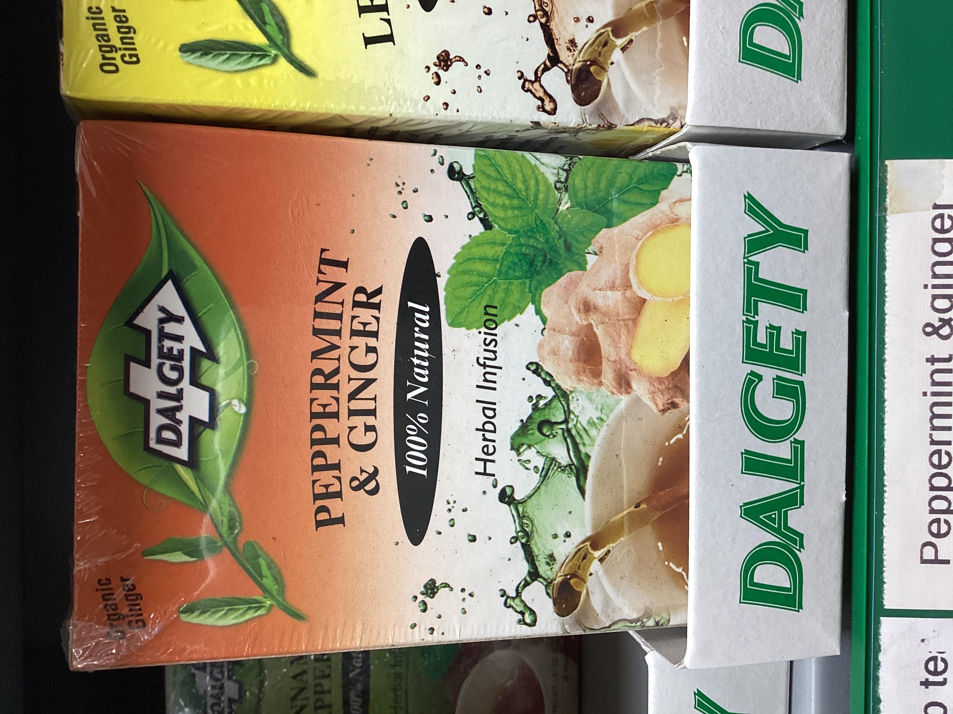 Dalgety Peppermint & Ginger Herbal Tea 18 Teabags
