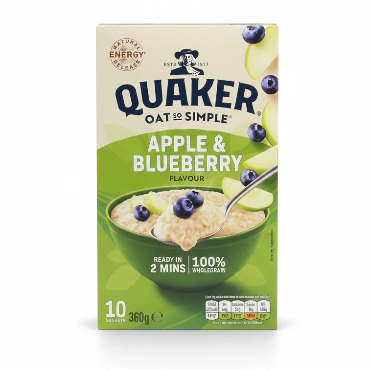 Quaker Oat So Simple Apple & Blueberry