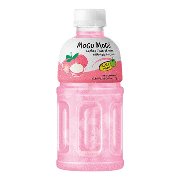 Mogu Mogu Lychee Drink With Nata De Coco Gotta Chew
