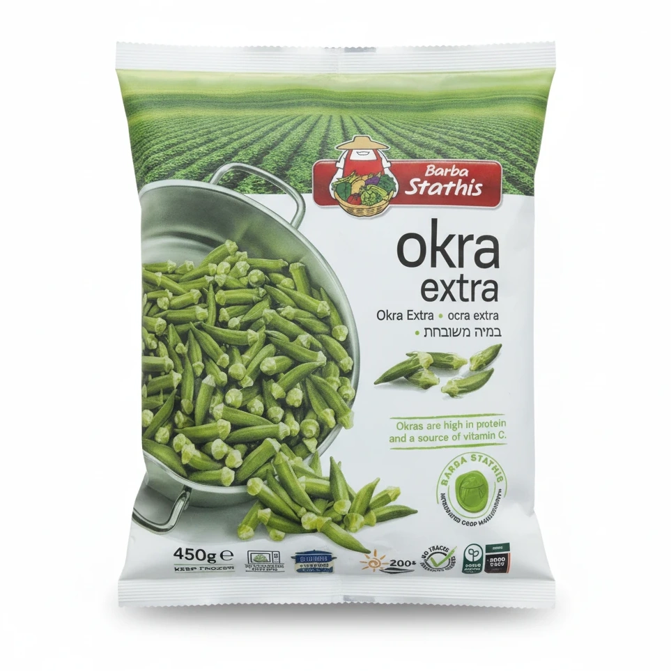 Barba Stathis Okra Extra Frozen