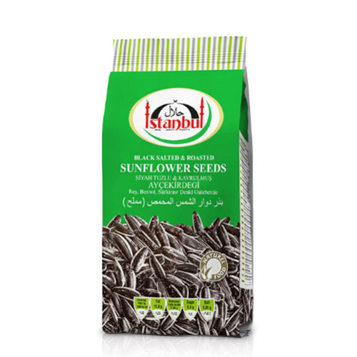 Istanbul Salted Black Sunflower Seeds