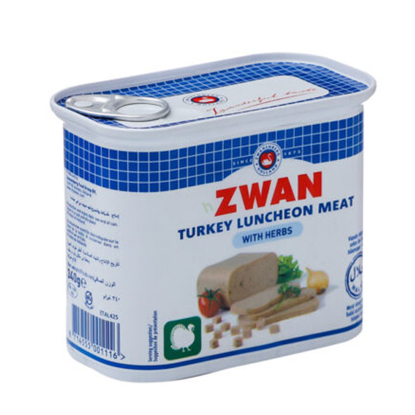 Zwan Turkey Luncheon Meat Herbs