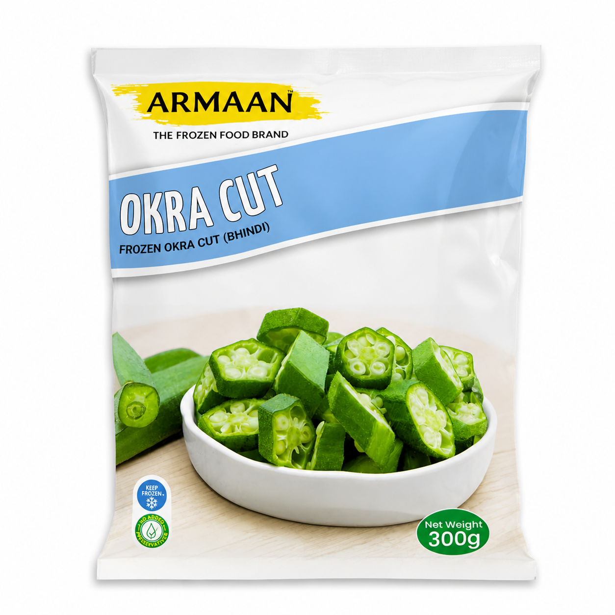 Armaan Frozen Okra Cut (Bhindi)