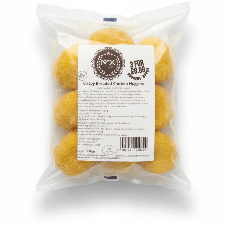 MX Crispy Breaded Chicken Nuggets