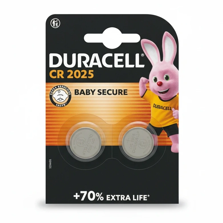 Duracell CR2025 Lithium Coin Battery